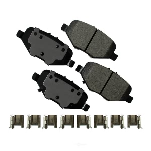 Akebono Performance™ Ultra-Premium Ceramic Rear Brake Pads for 2017 Ford Police Interceptor Utility - ASP1612