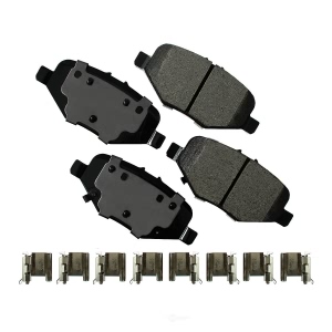 Akebono Performance™ Ultra-Premium Ceramic Rear Brake Pads for 2019 Ford Police Interceptor Utility - ASP1612