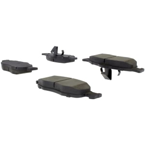 Centric Posi Quiet™ Extended Wear Semi-Metallic Front Disc Brake Pads for 1999 Mercury Mystique - 106.06480