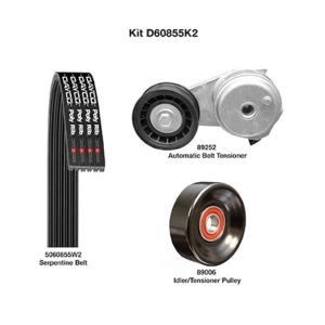 Dayco Demanding Drive Kit for 2004 Mercury Mountaineer - D60855K2