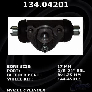 Centric Premium™ Wheel Cylinder for Fiat - 134.04201