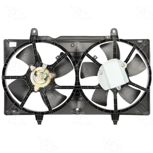 Four Seasons Dual Radiator And Condenser Fan Assembly for Nissan Maxima - 75362
