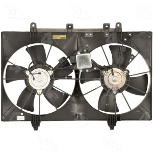 Four Seasons Dual Radiator And Condenser Fan Assembly for 2010 Infiniti M45 - 76146