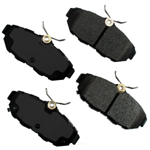 Akebono Pro-ACT™ Ultra-Premium Ceramic Rear Disc Brake Pads for 2007 Ford Mustang - ACT1082