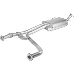 Bosal Center Exhaust Resonator And Pipe Assembly for Nissan - 285-187