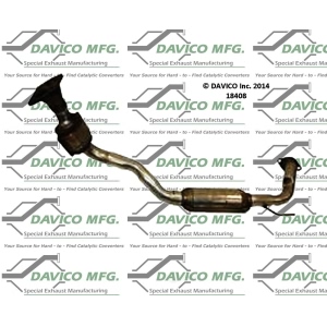 Davico Direct Fit Catalytic Converter and Pipe Assembly for Isuzu Rodeo Sport - 18408