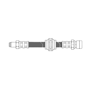 Centric Front Brake Hose for 1986 Porsche 944 - 150.37011