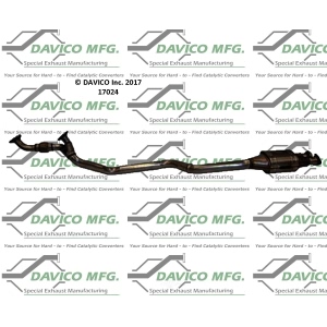 Davico Direct Fit Catalytic Converter and Pipe Assembly for BMW 733i - 17024