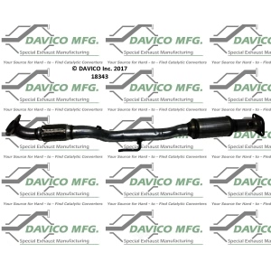 Davico Direct Fit Catalytic Converter and Pipe Assembly for 2007 Nissan Altima - 18343