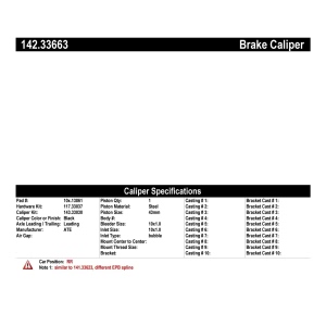 Centric Posi Quiet™ Loaded Brake Caliper for 2015 Audi RS5 - 142.33663