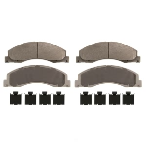 Wagner Thermoquiet Semi Metallic Front Disc Brake Pads for 2017 Ford E-350 Super Duty - MX1328