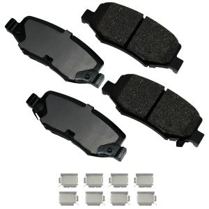 Akebono Pro-ACT™ Ultra-Premium Ceramic Rear Disc Brake Pads for 2007 Jeep Wrangler - ACT1274A