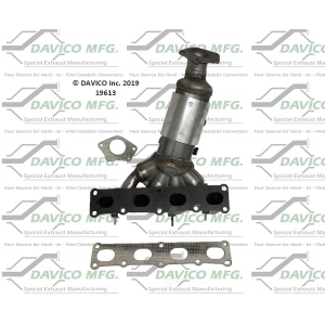 Davico Exhaust Manifold with Integrated Catalytic Converter for Jeep Renegade - 19613