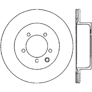 Centric Premium™ Brake Rotor for 2015 Nissan Rogue Select - 125.42077