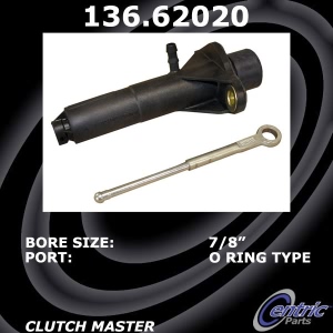 Centric Premium Clutch Master Cylinder for Chevrolet Corsica - 136.62020