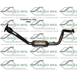Davico Direct Fit Catalytic Converter and Pipe Assembly for 2005 Pontiac Aztek - 19492