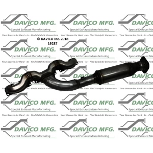 Davico Direct Fit Catalytic Converter for 2006 BMW 760i - 19287