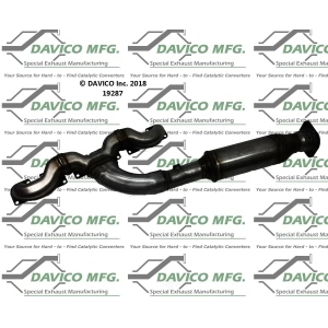 Davico Direct Fit Catalytic Converter for 2006 BMW 760Li - 19287