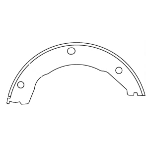 Centric Premium™ Parking Brake Shoes for 1997 Kia Sephia - 111.10050