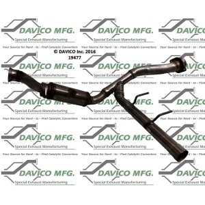 Davico Direct Fit Catalytic Converter and Pipe Assembly for 2012 Ford F-150 - 19477