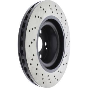 Centric SportStop Drilled 1-Piece Front Brake Rotor for Mercedes-Benz S55 AMG - 128.35049