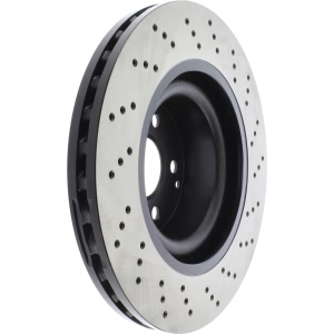 Centric SportStop Drilled 1-Piece Front Brake Rotor for 2002 Mercedes-Benz CL55 AMG - 128.35049