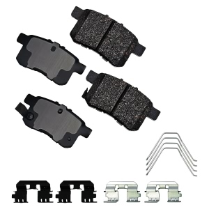 Akebono Performance™ Ultra-Premium Ceramic Rear Brake Pads for 2012 Acura TSX - ASP1336A