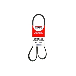 BANDO Rib Ace™ V-Ribbed OEM Quality Serpentine Belt for 2018 BMW 430i Gran Coupe - 6PK1160