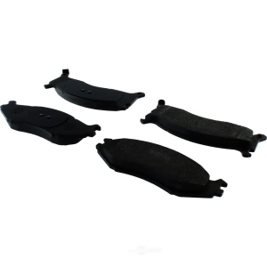 Centric Posi Quiet™ Semi-Metallic Brake Pads With Hardware for 1991 Dodge Caravan - 104.05240