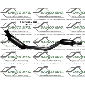 Davico Direct Fit Catalytic Converter and Pipe Assembly for 2006 Lincoln LS - 193361