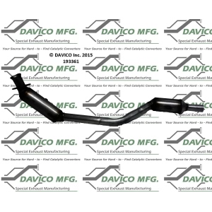 Davico Direct Fit Catalytic Converter and Pipe Assembly for 2004 Ford Thunderbird - 193361