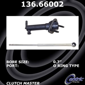 Centric Premium™ Clutch Master Cylinder for 1992 Chevrolet S10 Blazer - 136.66002