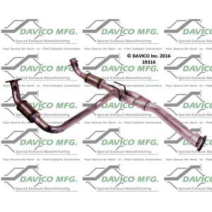 Davico Direct Fit Catalytic Converter and Pipe Assembly for 2006 GMC Savana 1500 - 19316