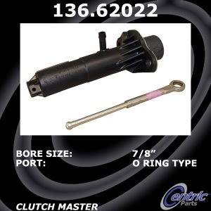 Centric Premium™ Clutch Master Cylinder for 1986 Oldsmobile Calais - 136.62022