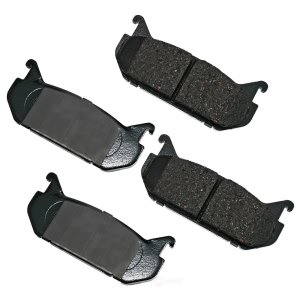 Akebono Pro-ACT™ Ultra-Premium Ceramic Rear Disc Brake Pads for 1993 Ford Probe - ACT584