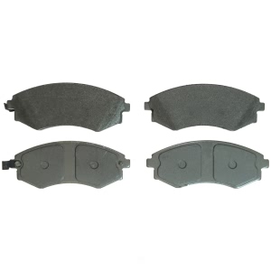 Wagner ThermoQuiet Semi-Metallic Disc Brake Pad Set for 1990 Hyundai Sonata - MX700