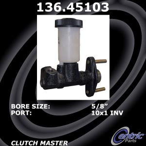 Centric Premium Clutch Master Cylinder for Mazda 626 - 136.45103