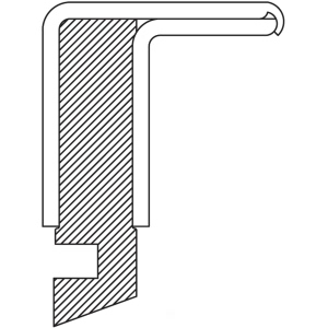 National Front Steering Knuckle Seal - 204005