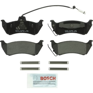 Bosch QuietCast™ Premium Organic Rear Disc Brake Pads for 2002 Mercedes-Benz ML320 - BP875