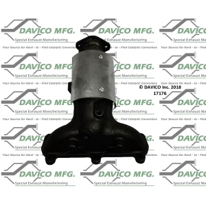 Davico Exhaust Manifold with Integrated Catalytic Converter for 2008 Hyundai Santa Fe - 17176