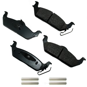 Akebono Pro-ACT™ Ultra-Premium Ceramic Rear Disc Brake Pads for 2005 Ford F-150 - ACT1012A