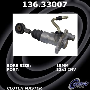Centric Premium™ Clutch Master Cylinder for Audi A4 - 136.33007