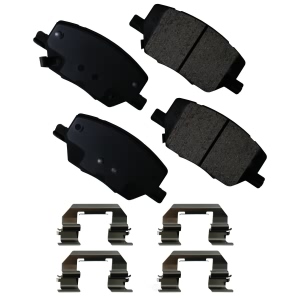 Akebono Pro-Act™ Ultra-Premium Ceramic Brake Pads for 2019 Jeep Compass - ACT1811