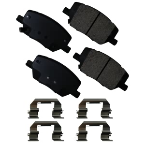 Akebono Pro-Act™ Ultra-Premium Ceramic Brake Pads for Jeep Renegade - ACT1811