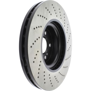Centric SportStop Drilled 1-Piece Front Brake Rotor for Mercedes-Benz C63 AMG S - 128.35118