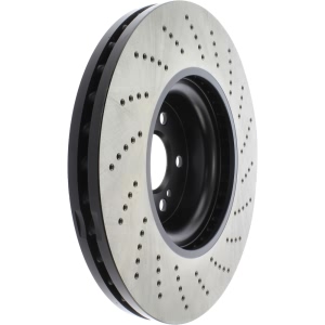 Centric SportStop Drilled 1-Piece Front Brake Rotor for 2013 Mercedes-Benz C63 AMG - 128.35118