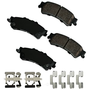 Akebono Performance™ Ultra-Premium Ceramic Rear Brake Pads for 1999 GMC Sierra 1500 - ASP792A