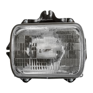 TYC Replacement 7X6 Rectangular Driver Side Chrome Sealed Beam Headlight for Toyota Pickup - 22-1014