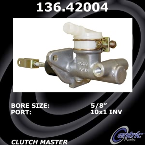Centric Premium™ Clutch Master Cylinder for 1986 Nissan Stanza - 136.42004
