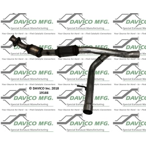 Davico Direct Fit Catalytic Converter and Pipe Assembly for 2008 Ford F-150 - 19166